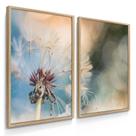 Quadro Decorativo Dente de Leão Energia 55X40 Com Moldura