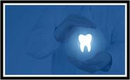 Quadro Decorativo Dentista Dente Abstrato Doutor Odontologia Consultórios Salas Com Moldura RC023