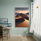 Quadro Decorativo Deserto Vasto 70x50cm Mold Branca