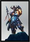 Quadro Decorativo Design Povos Nórdicos Viking Lança Com Moldura RC052
