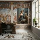 Quadro Decorativo Deusa Grega das Florestas Artemis -70x50cm