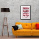 Quadro Decorativo Do Outro Lado Do Medo 45x34cm
