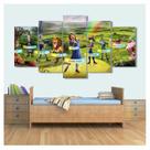Quadro Decorativo Dorothy e o Mágico de Oz 130x63 em tecido