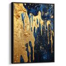 Quadro decorativo Dourado Horizonte de Noites Estreladas - Art Canvas Quadro decorativo Dourado Horizonte de Noites Estreladas - Art Canvas