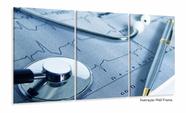 Quadro Decorativo Doutor Medico 120x60 3 peças