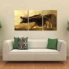 Quadro Decorativo Dragão Game Of Thrones Em Tecido 3 Peças 1