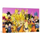Quadro decorativo Dragon Ball com Tela em Tecido