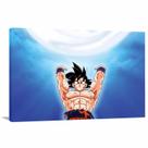 Quadro decorativo Dragon Ball Goku Genki dama Tela em Tecido