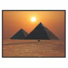 Quadro Decorativo Duas Pirâmides do Egito 90x60 Sala Quarto