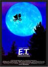 Quadro Decorativo E.T Filmes Cartaz Cinema Decorações Com Moldura