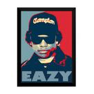 Quadro Decorativo Eazy-e Rap Arte Poster Moldurado