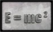 Quadro Decorativo Einstein E = MC2 Física Matemática Laboratório Casa Quartos Com Moldura RC010