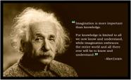 Quadro Decorativo Einstein Física Matemática Laboratório Salas Casa Quartos Com Moldura RC004