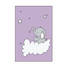 Quadro Decorativo Elefante Com Nuvem e Estrelas 30x20 Mdf Adesivado