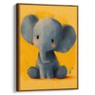 Quadro decorativo Elefante Infantil em Um Mundo Mágico - Art Canvas