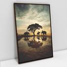 Quadro Decorativo Elefante na Selva em tela Canvas