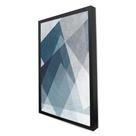 Quadro Decorativo Elementos Geométricos em Moldura Caixa
