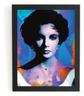 Quadro Decorativo Elizabeth Taylor Arte Quadro Decorativo Elizabeth Taylor Arte