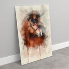 Quadro Decorativo Em Canvas Cavalo Abstrato