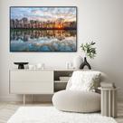 Quadro Decorativo Em Canvas Paisagem Refletindo