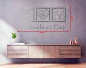 Quadro Decorativo em MDF Frase Dourada Abençoado por Deus” Decoração com Palavra de Fé - Parede Quadro Decorativo em MDF Frase Dourada Abençoado por Deus” Decoração com Palavra de Fé - Parede