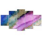 Quadro Decorativo em Mosaico MDF Álcohol 13 115x60cm Quadro Decorativo em Mosaico MDF Álcohol 13 115x60cm