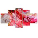 Quadro Decorativo em Mosaico MDF Álcohol 27 115x60cm Quadro Decorativo em Mosaico MDF Álcohol 27 115x60cm