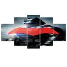 Quadro Decorativo em Mosaico MDF Batman Armadura 115x60cm