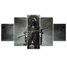Quadro Decorativo em Mosaico MDF Bloodborne Sentado 115x60cm
