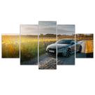 Quadro Decorativo em Mosaico MDF Carro 13 115x60cm Quadro Decorativo em Mosaico MDF Carro 13 115x60cm