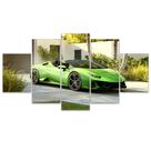 Quadro Decorativo em Mosaico MDF Carro 25 115x60cm