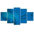 Quadro Decorativo em Mosaico MDF Watchmen 115x60cm Quadro Decorativo em Mosaico MDF Watchmen 115x60cm