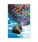Quadro Decorativo em Tela Up Altas Aventuras Casa Voadora 60x40cm para Sala Recepção Escritório Quarto