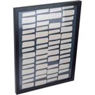 Quadro Decorativo Enfeite Parede Casa Home&co Mdf 39x29x2cm Cinza