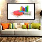 Quadro Decorativo Escritórios Contabilidade Economia Com Moldura TT11 Quadro Decorativo Escritórios Contabilidade Economia Com Moldura TT11