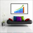 Quadro Decorativo Escritórios Contabilidade Economia Com Moldura TT12 Quadro Decorativo Escritórios Contabilidade Economia Com Moldura TT12