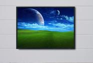 Quadro Decorativo Esferas Planetárias Fantásticas com Moldura E Acetato Tamanho A3