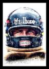 Quadro Decorativo F1 James Hunt Moldura 42x29cm Quadro Decorativo F1 James Hunt Moldura 42x29cm