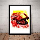 Quadro Decorativo F1 Michael Schumacher Formula 1 Arte