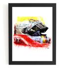 Quadro Decorativo F1 Sebastian Vettel Moldura 42x29cm Quadro Decorativo F1 Sebastian Vettel Moldura 42x29cm