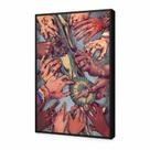 Quadro decorativo faixa presidencial brasília com moldura 60x40