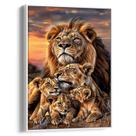 Quadro decorativo Família Leões - Art Canvas Quadro decorativo Família Leões - Art Canvas
