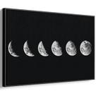 Quadro decorativo Fases da Lua Ascendente Pintura - Art Canvas Quadro decorativo Fases da Lua Ascendente Pintura - Art Canvas