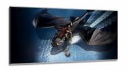 Quadro Decorativo Filme Como Treinar O Seu Dragao2 em Tecido Canvas 130x60 Quadro Decorativo Filme Como Treinar O Seu Dragao2 em Tecido Canvas 130x60