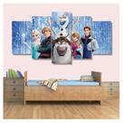 Quadro Decorativo Filme Frozen 130x63 em tecido Quadro Decorativo Filme Frozen 130x63 em tecido