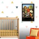 Quadro Decorativo Filme Shrek Personagens 45x34cm