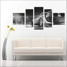 Quadro Decorativo Filmes De Volta Para O Futuro Delorean 5 Peças TT5