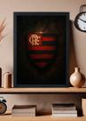 Quadro decorativo Flamengo Glória Eterna - Com vidro Tamanho:21cm x 30cm (A4)