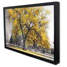 Quadro Decorativo Floral Árvore Amarela em Moldura Caixa