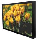 Quadro Decorativo Floral Flores Amarela em Moldura Caixa